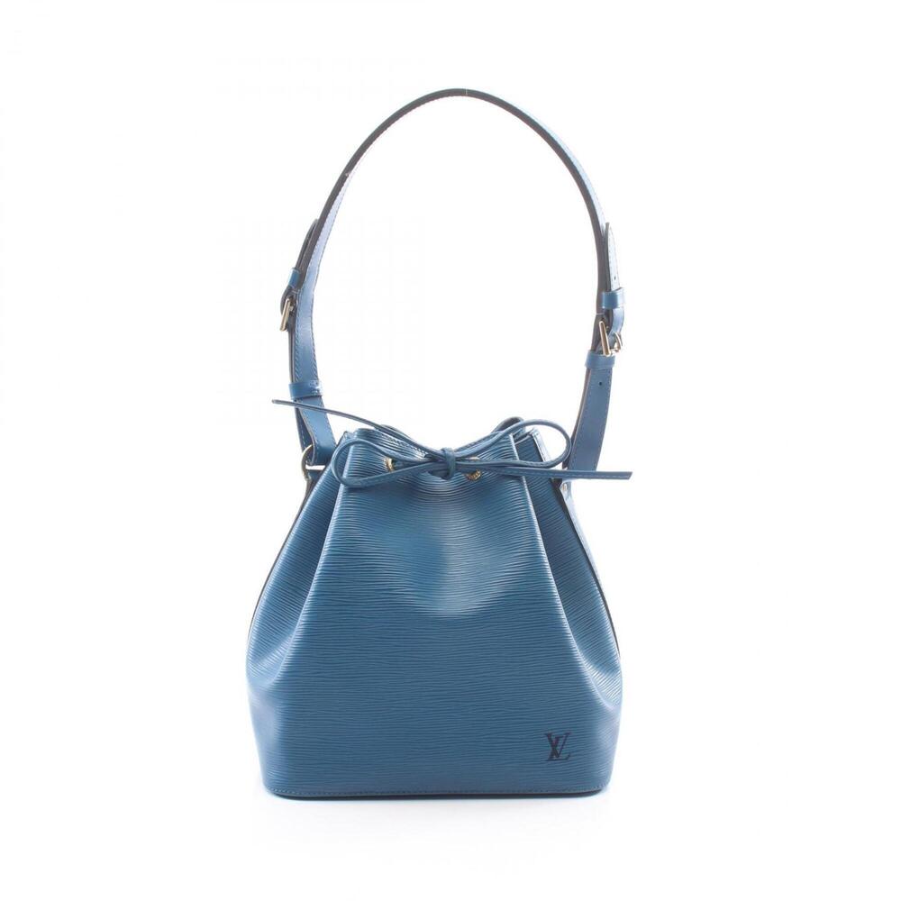 Louis Vuitton Petit Noé Shoulder Bag Handbag Leather Epi Women's Blue M44105